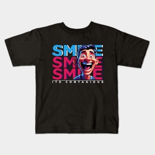 Smile its contagious Kids T-Shirt